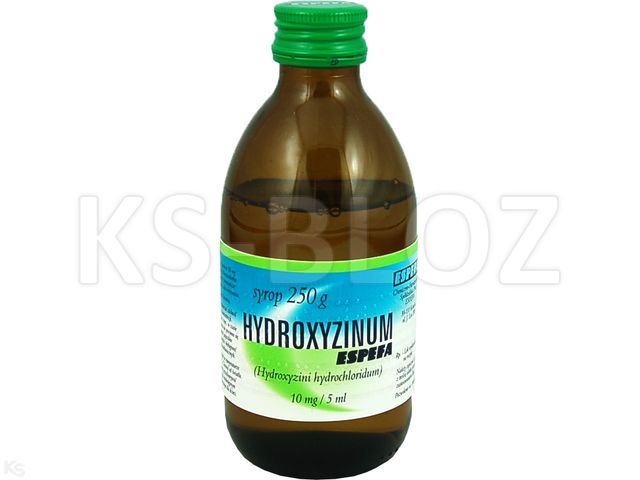 Hydroxyzinum Espefa interakcje ulotka syrop 10 mg/5ml 250 g