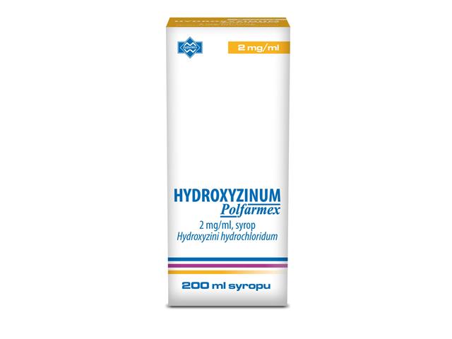 Hydroxyzinum Polfarmex interakcje ulotka syrop 2 mg/ml 200 ml | butelka