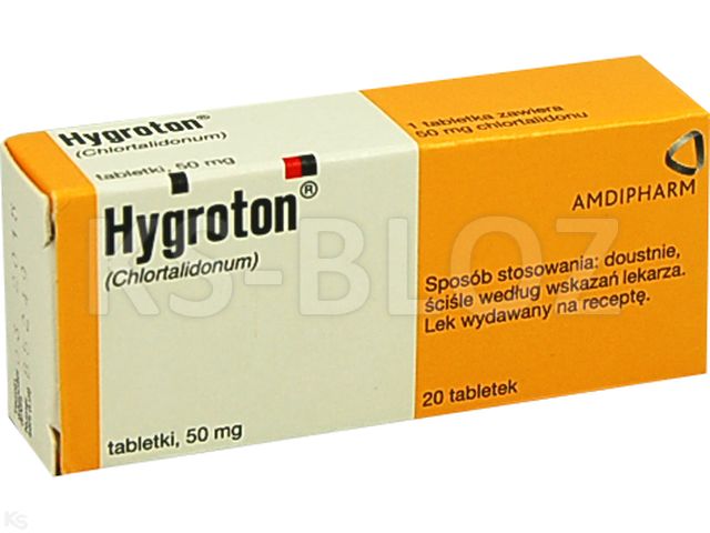 Hygroton interakcje ulotka tabletki 50 mg 