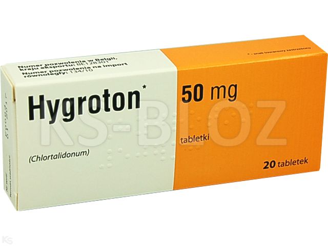 Hygroton interakcje ulotka tabletki 50 mg 20 tabl.