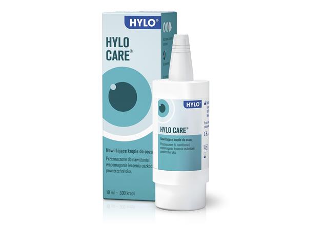 Hylo Care interakcje ulotka krople do oczu  10 ml