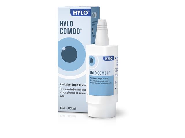 Hylo Comod interakcje ulotka krople do oczu - 10 ml
