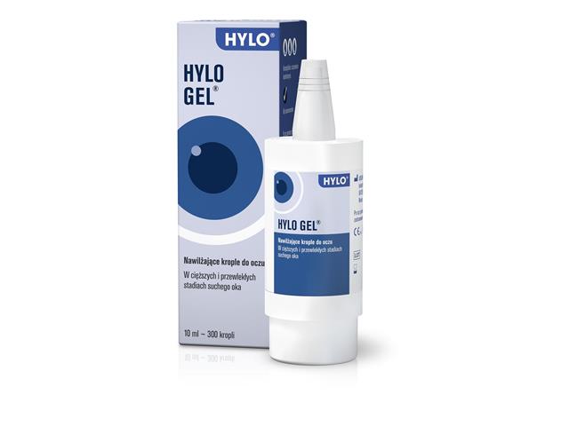 Hylo-Gel interakcje ulotka żel do oczu  10 ml