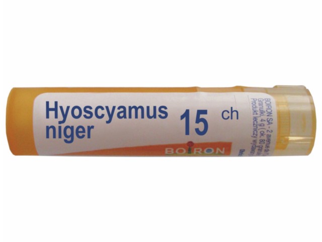 Hyoscyamus Niger 15 CH interakcje ulotka granulki  4 g