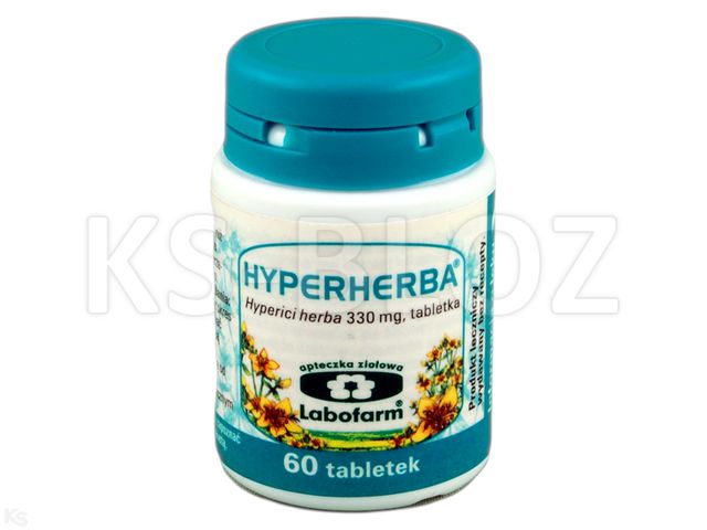 Hyperherba interakcje ulotka tabletki 330 mg 60 tabl. | pojemnik