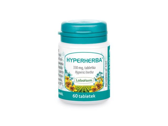 Hyperherba interakcje ulotka tabletki 330 mg 60 tabl. | pojemnik