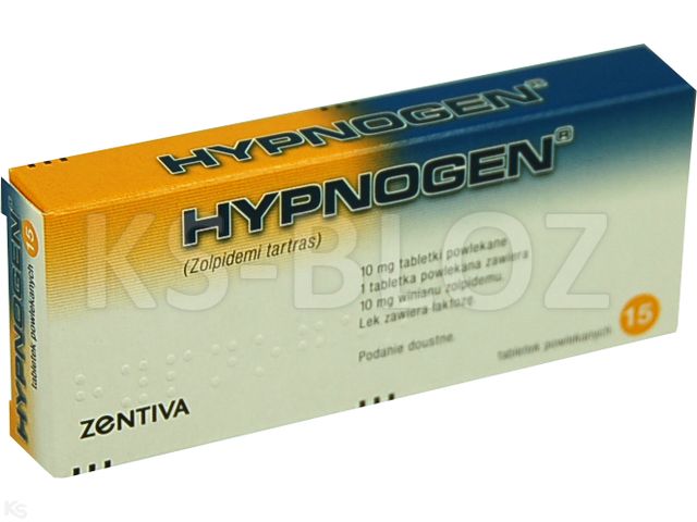 Hypnogen interakcje ulotka tabletki powlekane 10 mg 15 tabl. (blist.)