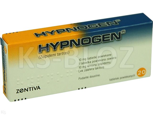 Hypnogen interakcje ulotka tabletki powlekane 10 mg 20 tabl. | blister