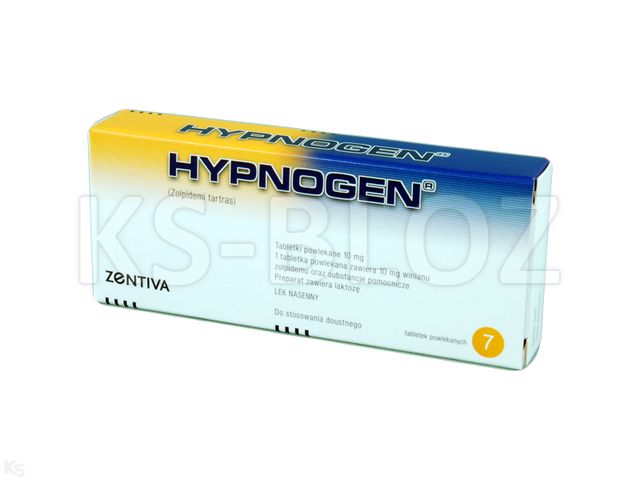 Hypnogen interakcje ulotka tabletki powlekane 10 mg 7 tabl. (blist.)
