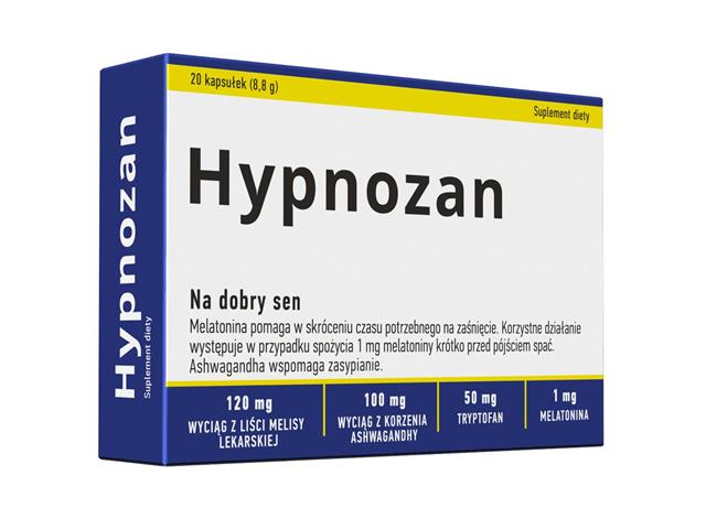 Hypnozan interakcje ulotka kapsułki - 20 kaps.