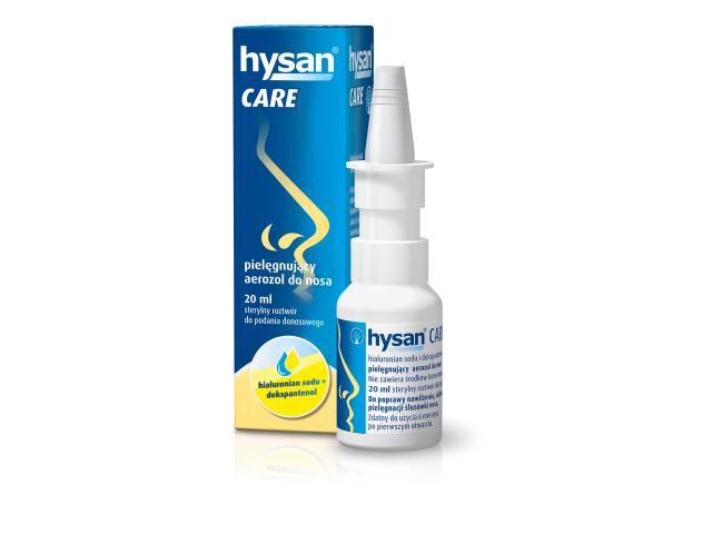 Hysan Care interakcje ulotka aerozol do nosa - 20 ml