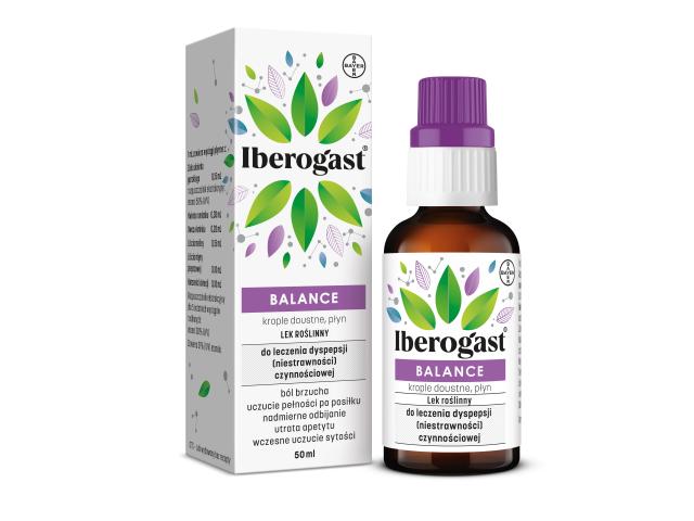 Iberogast Balance interakcje ulotka krople doustne, płyn  50 ml