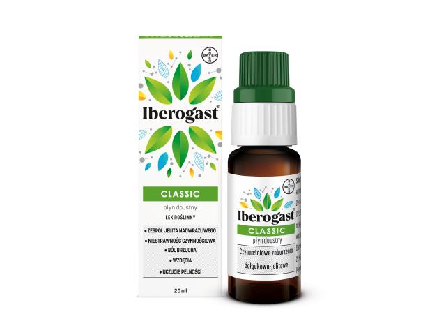 Iberogast Classic interakcje ulotka płyn doustny  20 ml (but.)
