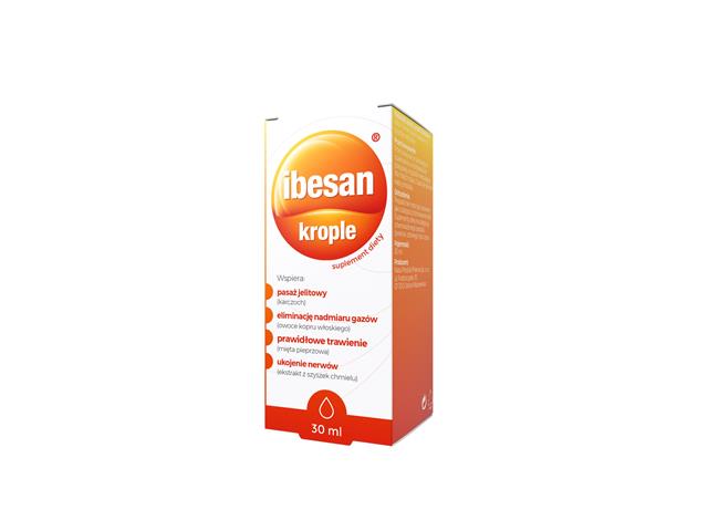 Ibesan Krople interakcje ulotka   30 ml