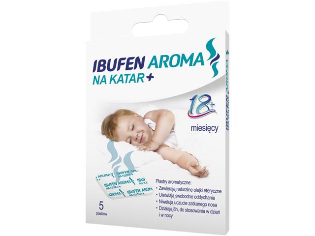 Ibufen Aroma na katar+ powyżej 18 miesięcy interakcje ulotka plaster  5 plast.