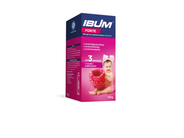 Ibum Forte interakcje ulotka zawiesina doustna 200 mg/5ml 150 g