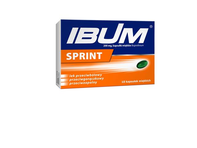 Ibum Sprint interakcje ulotka kapsułki miękkie 200 mg 10 kaps. | blister
