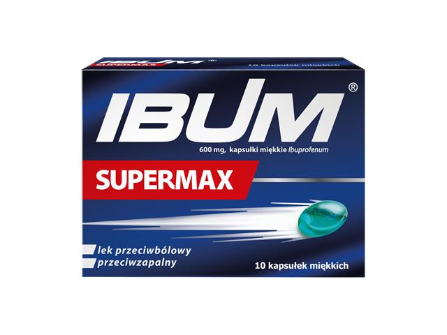 Ibum Supermax interakcje ulotka kapsułki miękkie 600 mg 