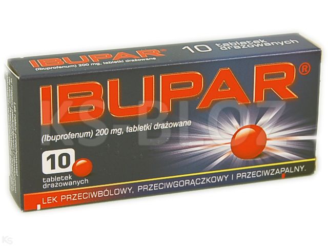 Ibupar interakcje ulotka tabletki drażowane 200 mg 10 tabl.