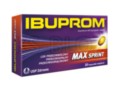 Ibuprom Max Sprint interakcje ulotka kapsułki miękkie 400 mg 20 kaps.