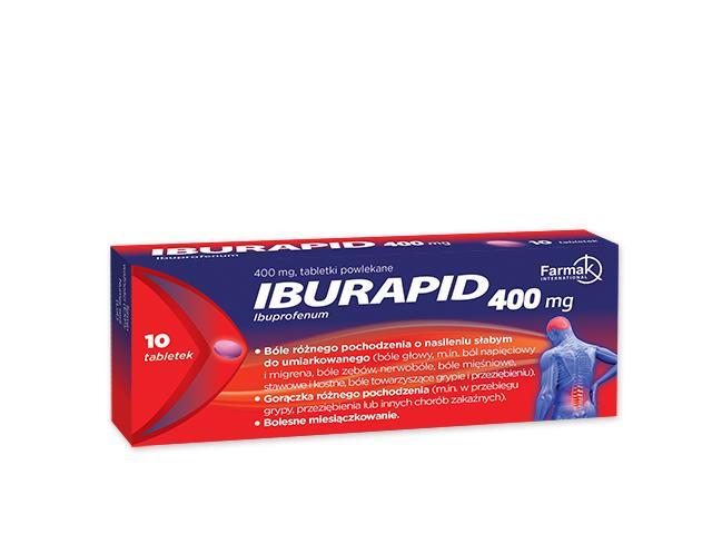 Iburapid interakcje ulotka tabletki powlekane 400 mg 10 tabl.