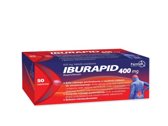 Iburapid interakcje ulotka tabletki powlekane 400 mg 50 tabl.