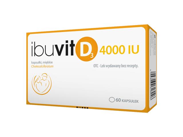 Ibuvit D3 4000 IU interakcje ulotka kapsułki miękkie 4 000 I.U. 60 kaps.