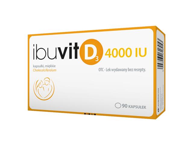 Ibuvit D3 4000 IU interakcje ulotka kapsułki miękkie 4 000 I.U. 90 kaps.