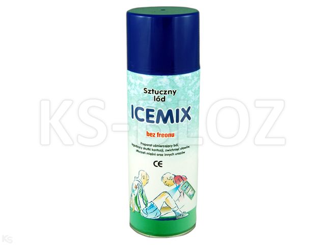 Icemix Sztuczny Lód interakcje ulotka aerozol do stosowania zewnętrznego  400 ml