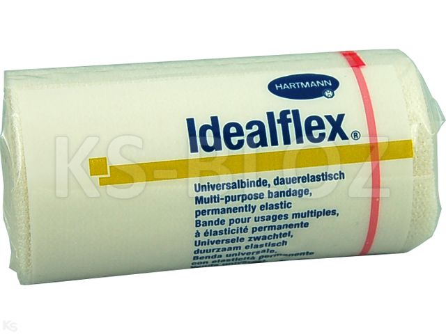 Idealflex Opaska elastyczna 10 cm x 5 m interakcje ulotka   1 szt.