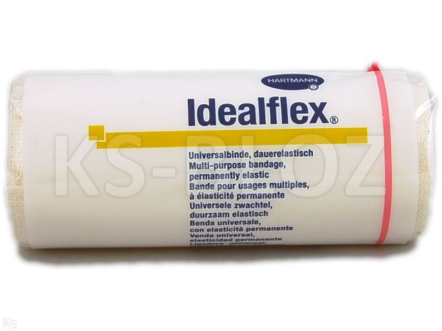 Idealflex Opaska elastyczna 5 m x 12 cm interakcje ulotka opaska elastyczna  1 szt.