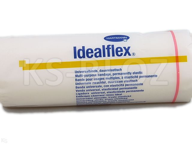 Idealflex Opaska elastyczna 5 m x 15 cm interakcje ulotka opaska elastyczna  1 szt.