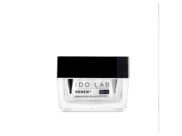 IDO LAB RENEW3 Aktywny krem do twarzy na noc 50+ interakcje ulotka krem - 50 ml