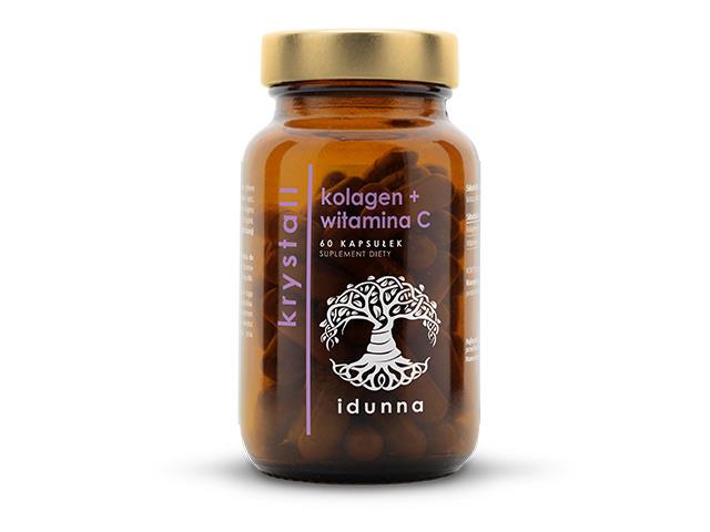 Idunna Krystall Kolagen + Witamina C interakcje ulotka kapsułki - 60 kaps.