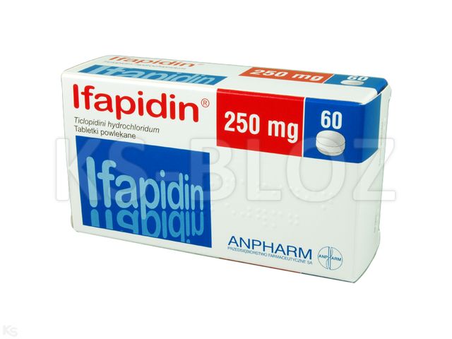 Ifapidin interakcje ulotka tabletki powlekane 250 mg 60 tabl. (3 blist. po 20 tabl.)