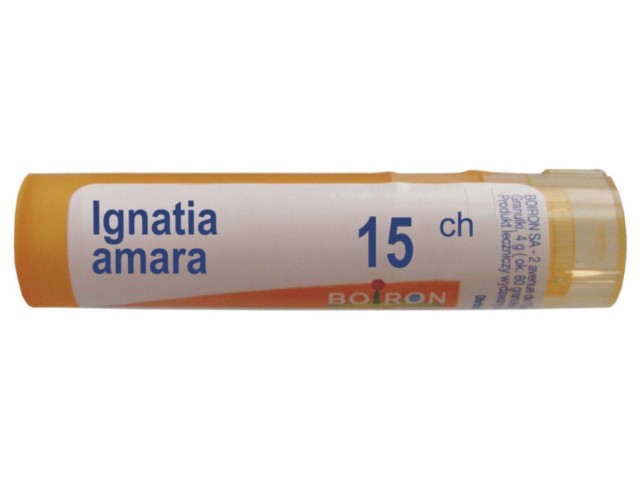 Ignatia Amara 15 CH interakcje ulotka granulki - 4 g