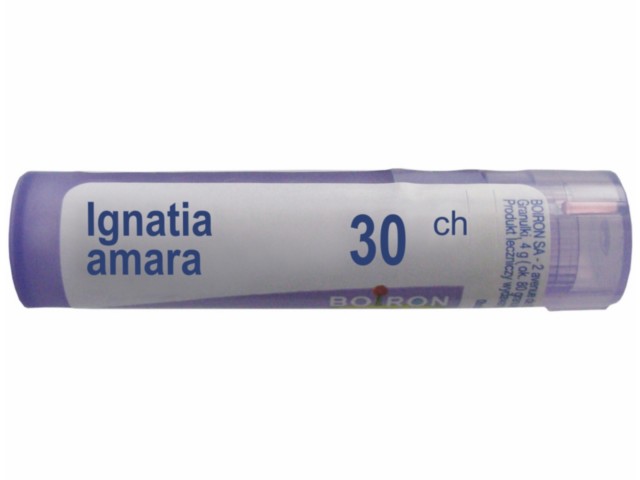 Ignatia Amara 30 CH interakcje ulotka granulki  4 g