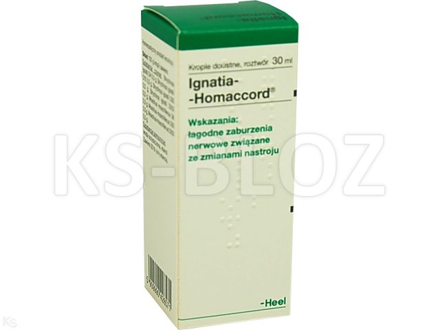 Ignatia-Homaccord interakcje ulotka krople doustne, roztwór  30 ml | butelka
