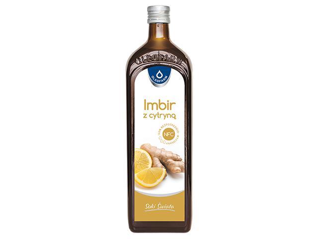 Imbir Z Cytryną interakcje ulotka sok  980 ml