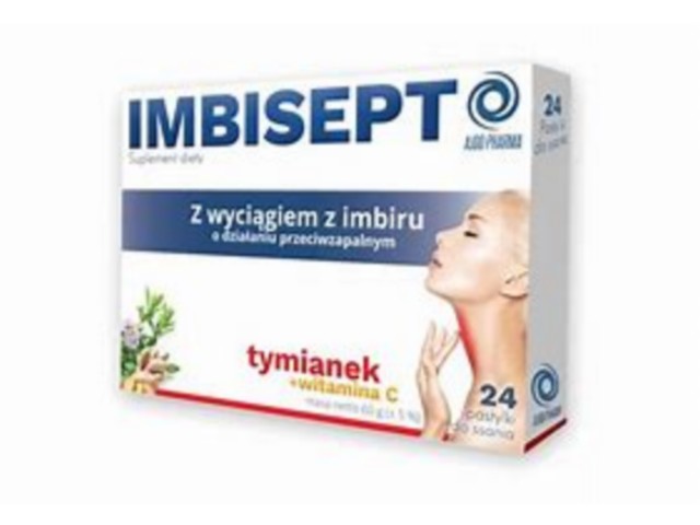 Imbisept interakcje ulotka pastylki do ssania - 24 szt.