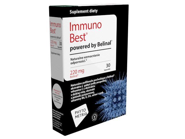 Immuno Best Powered By Belinal interakcje ulotka kapsułki  30 kaps.