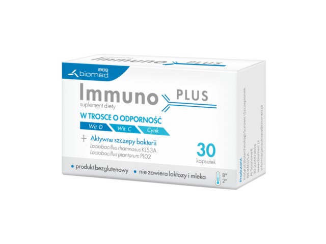 Immuno Plus interakcje ulotka kapsułki 306 mg 30 kaps.
