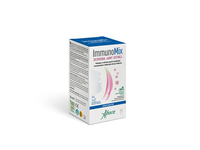 Immunomix Ochrona Jamy Ustnej interakcje ulotka spray do ust  30 ml (but.z aplik.)