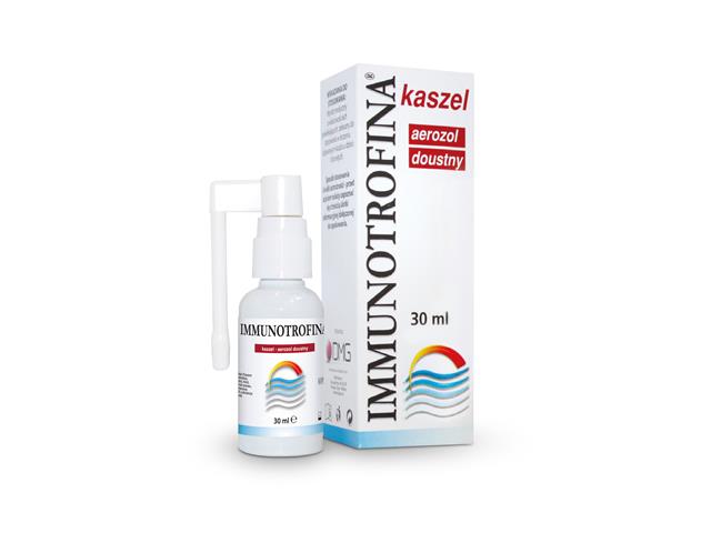 Immunotrofina Kaszel interakcje ulotka aerozol do stosowania w jamie ustnej  30 ml