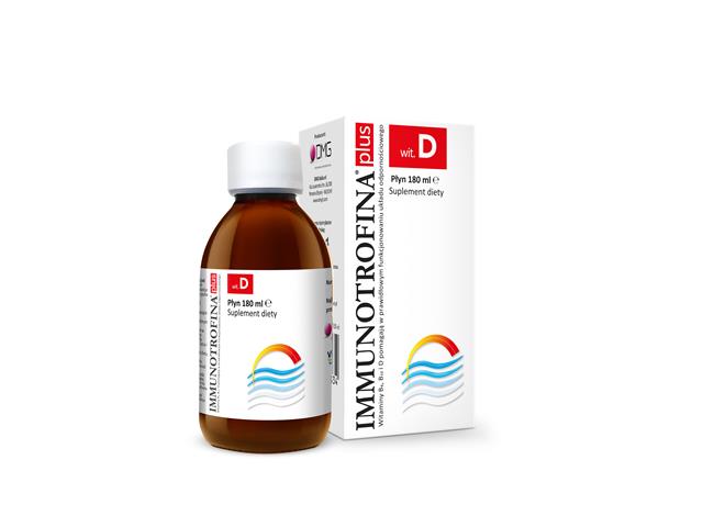 Immunotrofina Plus Wit. D interakcje ulotka płyn  180 ml