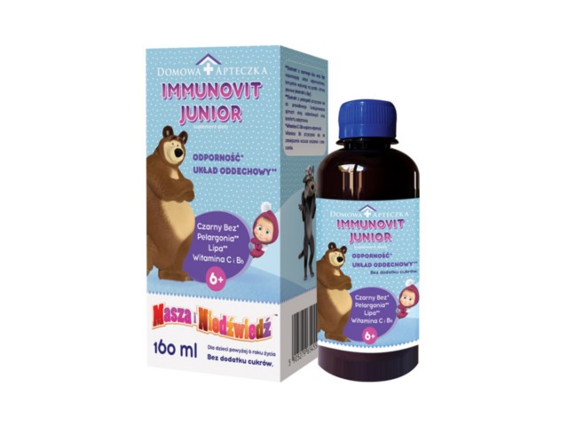 Immunovit Junior interakcje ulotka płyn  160 ml