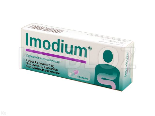 Imodium interakcje ulotka kapsułki twarde 2 mg 6 kaps. | blist.