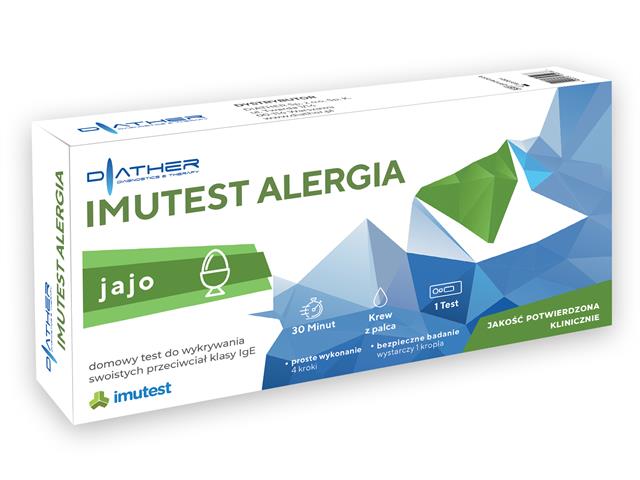 Imutest Alergia Jajo interakcje ulotka test  1 szt.