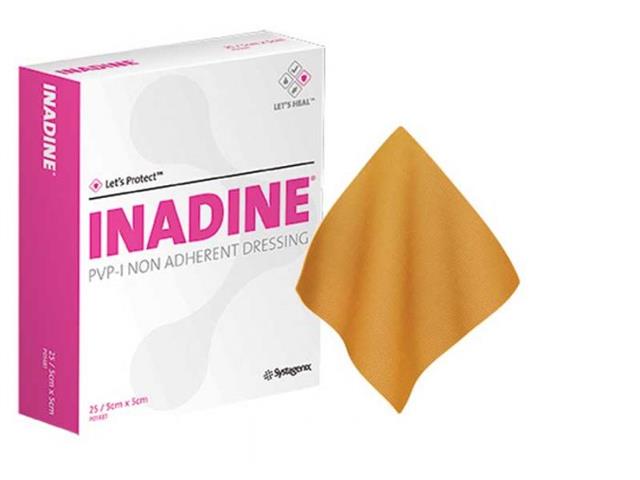 Inadine Opatrunek 9,5 x 9,5 cm interakcje ulotka opatrunek  25 szt.