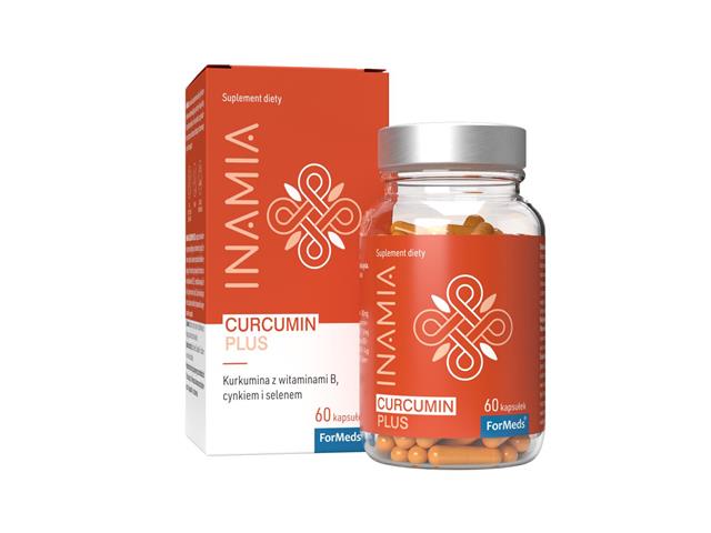 INAMIA CURCUMIN PLUS interakcje ulotka kapsułki  60 kaps.